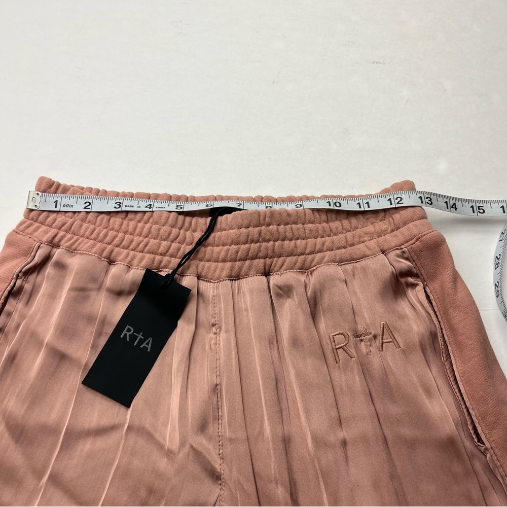 RtA Sydney Jogger Pant Dusty Rose Womens Size Small Pull-On Pockets Stretch NEW - Picture 6 of 14